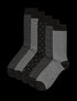 5pk Assorted Modal Pima Cotton Socks